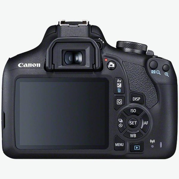 Canon EOS 2000D, EF-S 18-55mm f/3.5-5.6 IS II, EF75-300 f/4-5.6 III Lens DOUBLE LENS BUNDLE-5407