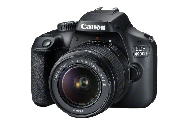Canon EOS 4000D, EF-S18-55 F/3.5-5.6 III, Canon SB130 Bag, 16Gb SD Card-5401