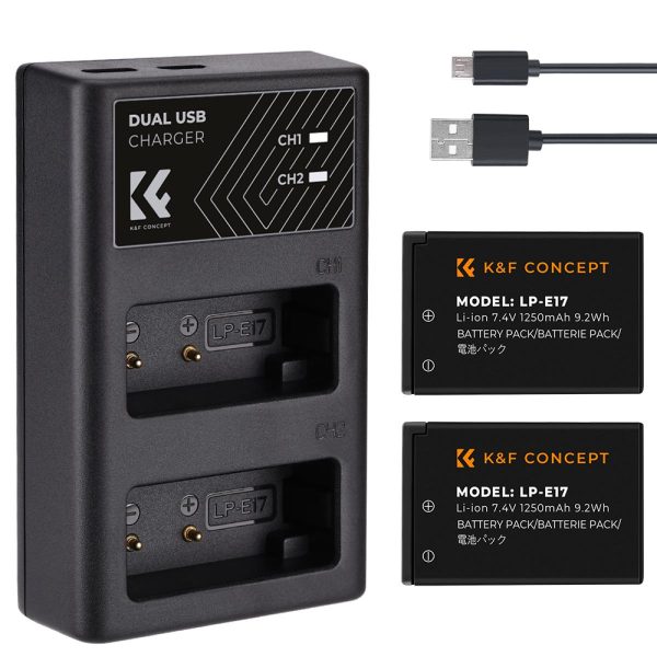 K&F Concept Dual LP-E6NH