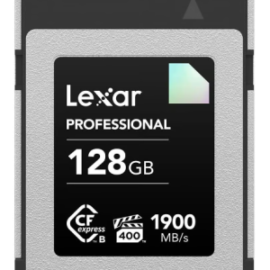 The Lexar 128GB Professional CFexpress Type B Card Diamond Series (1900MB/s)