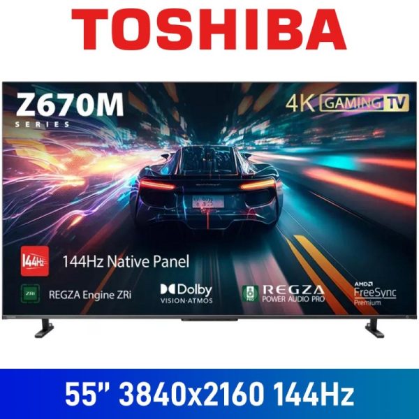 Toshiba Z670M 55-inch, 4K UHD HDR10+ Gaming TV