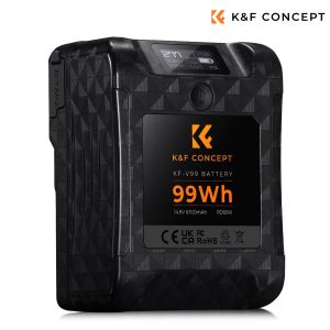 K&F Concept 6700mAh Mini V Mount Battery with 65W USB-C Fast Charger Support
