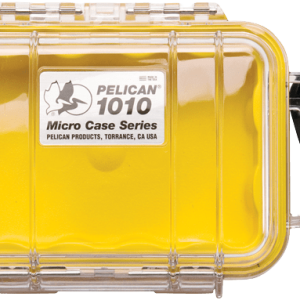 Pelican 1010 Clear Micro Case with Liner – Yellow