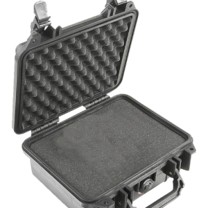 Pelican 1200 Case with Pick 'N Pluck Foam - Black
