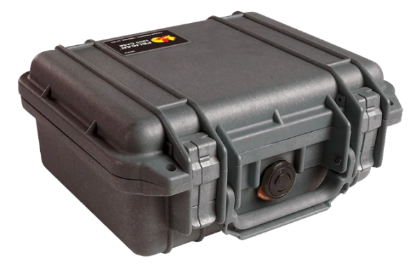 Pelican 1200 Case (Black) with Pick 'N Pluck Foam